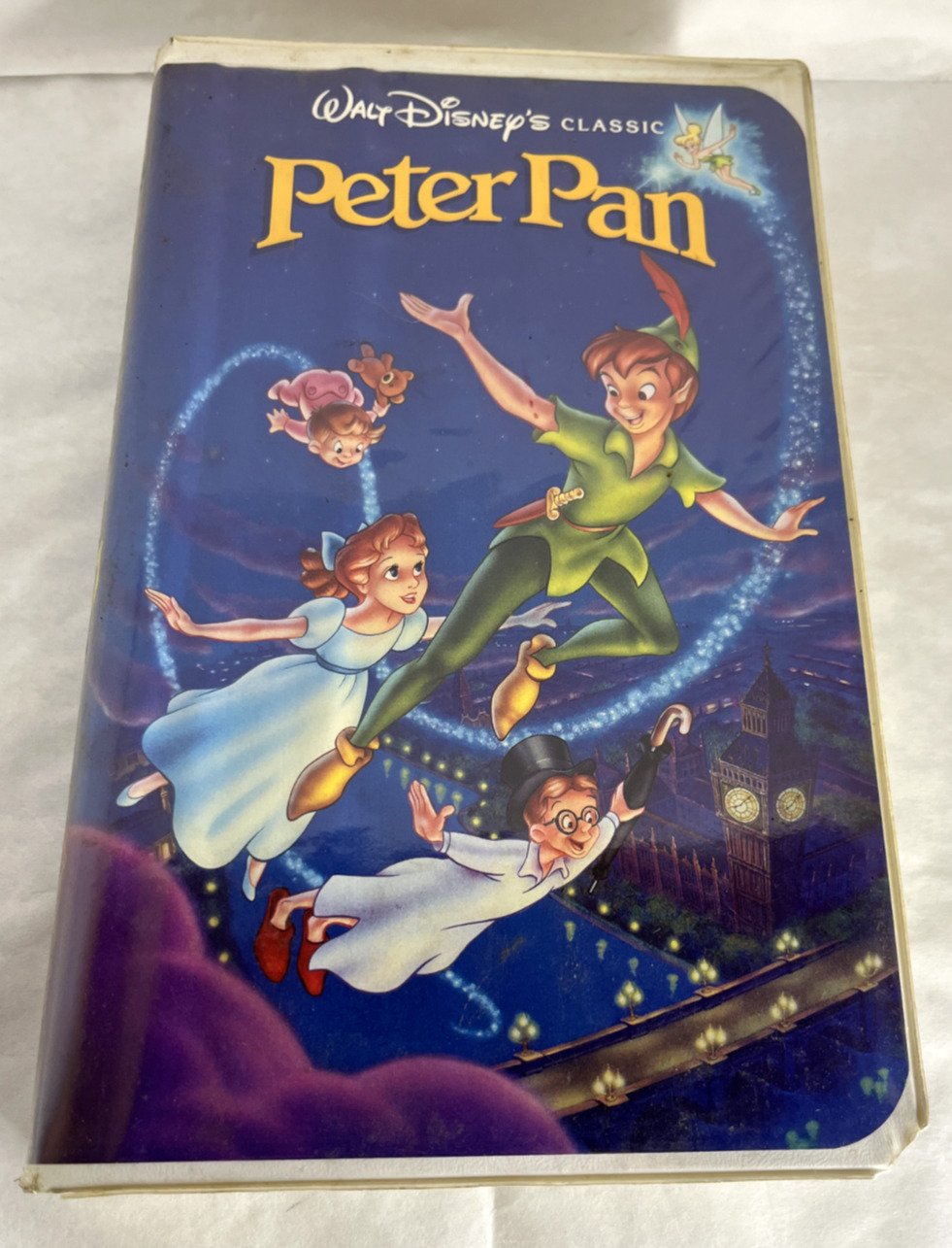 Peter Pan VHS 1990 Walt Disney’s Classic Black Diamond Edition Vintage #960