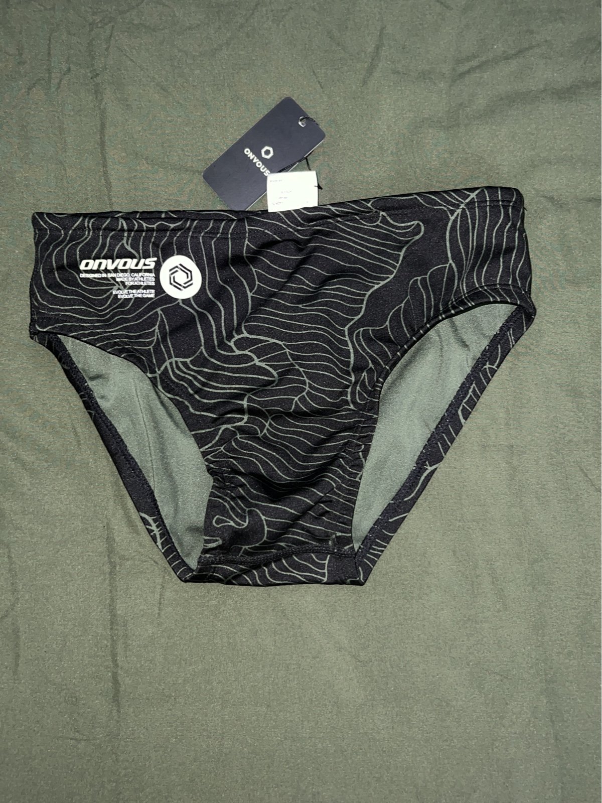 Onvous Swimsuit Briefs | Swimming Briefs for Training and Bathing | Quick Dry, C
