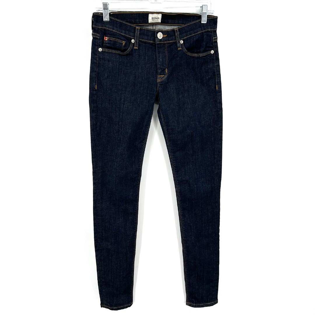 HUDSON Dark Wash Krista Super Skinny Casual Denim Blue Jeans Size 26