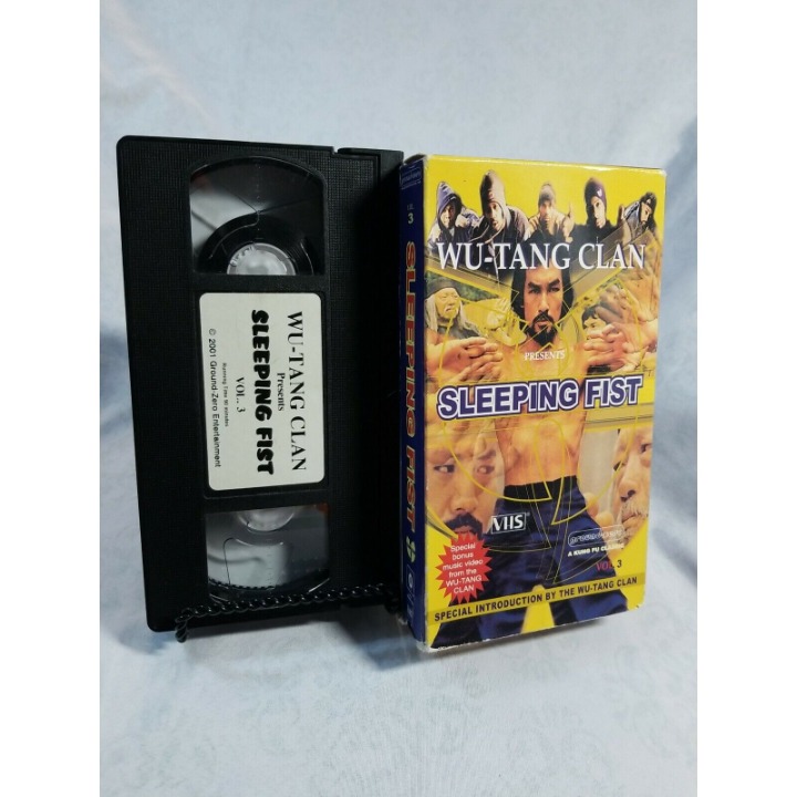 Vintage Wu-Tang Clan Presents Sleeping Fist VHS RARE OOP