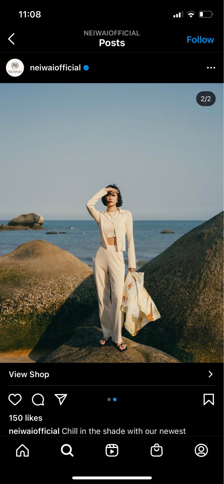 NEIWAI x SAVISLOOK knit pants
