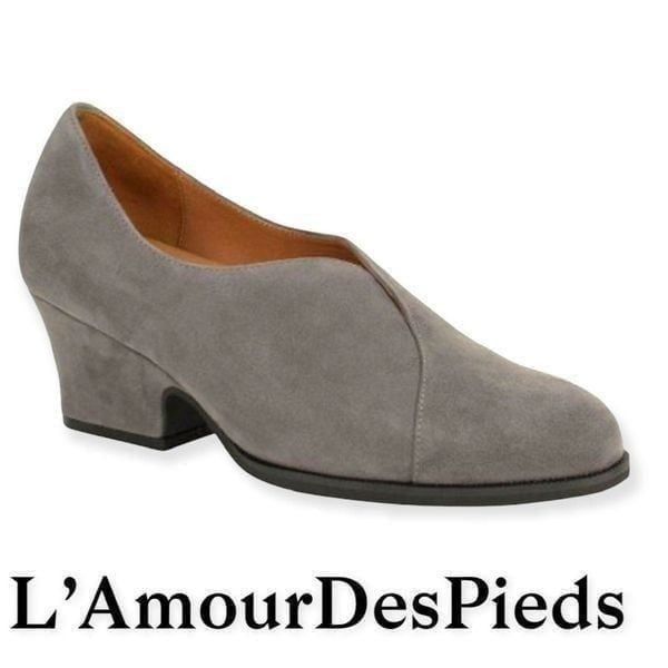 L'Amour des Pieds Women's Grey Jesicca Pumps 8.5 Leather