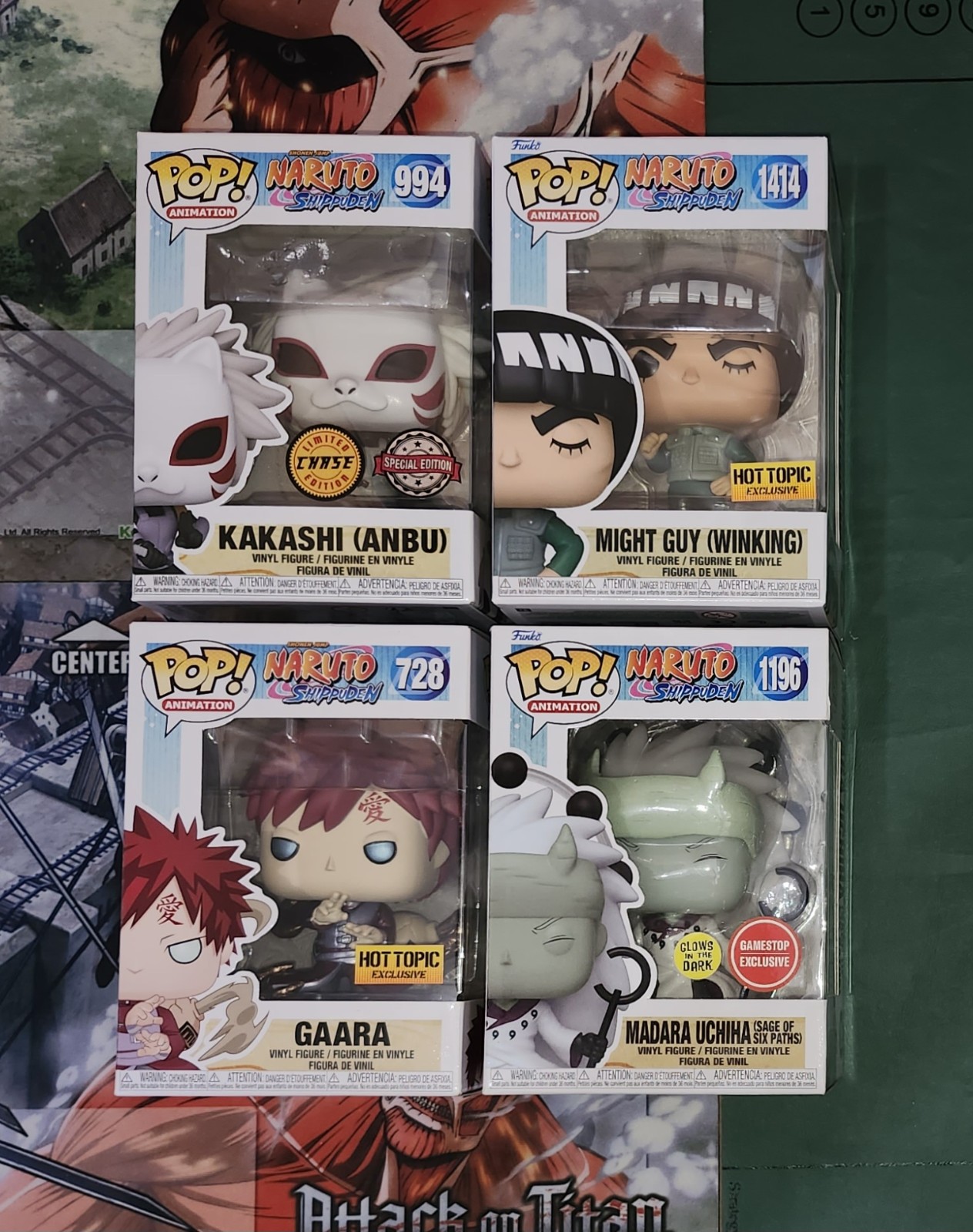 Naruto Shippuden Funko Pop Bundle