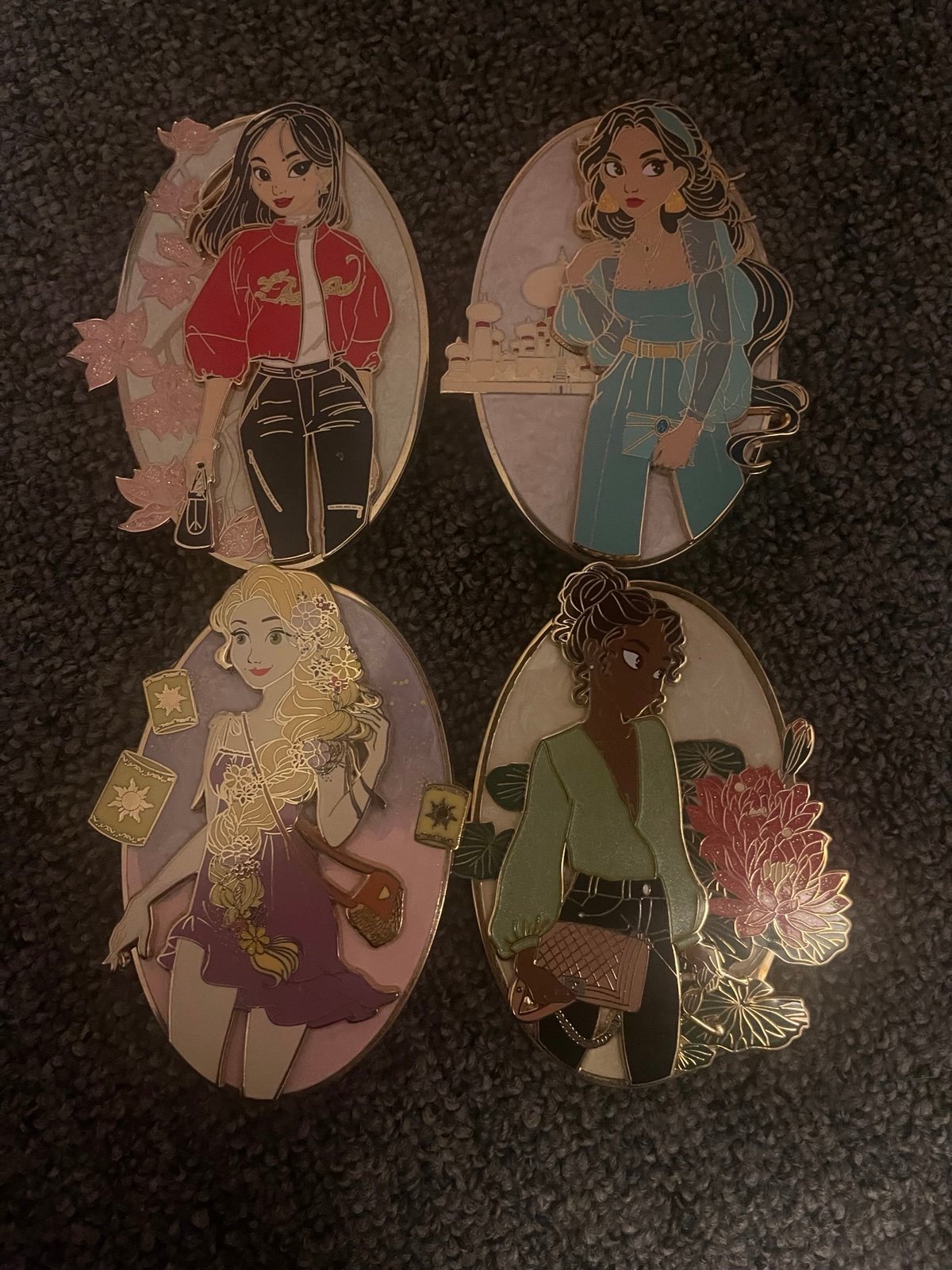 Casual princess pins