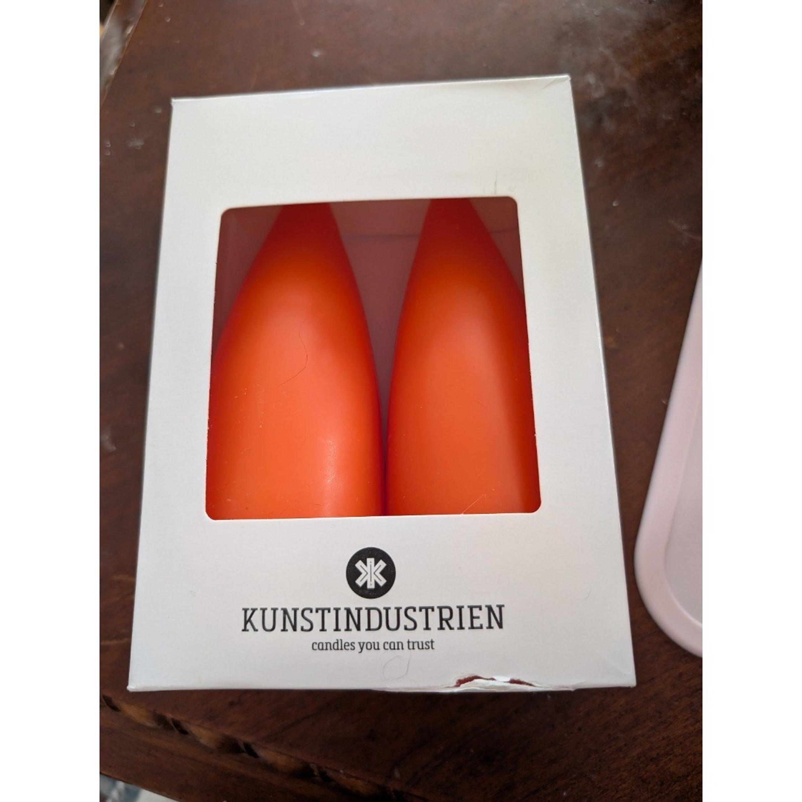 Kunstindustrien Cone Shaped Candles, Anthropologie made in Denmark