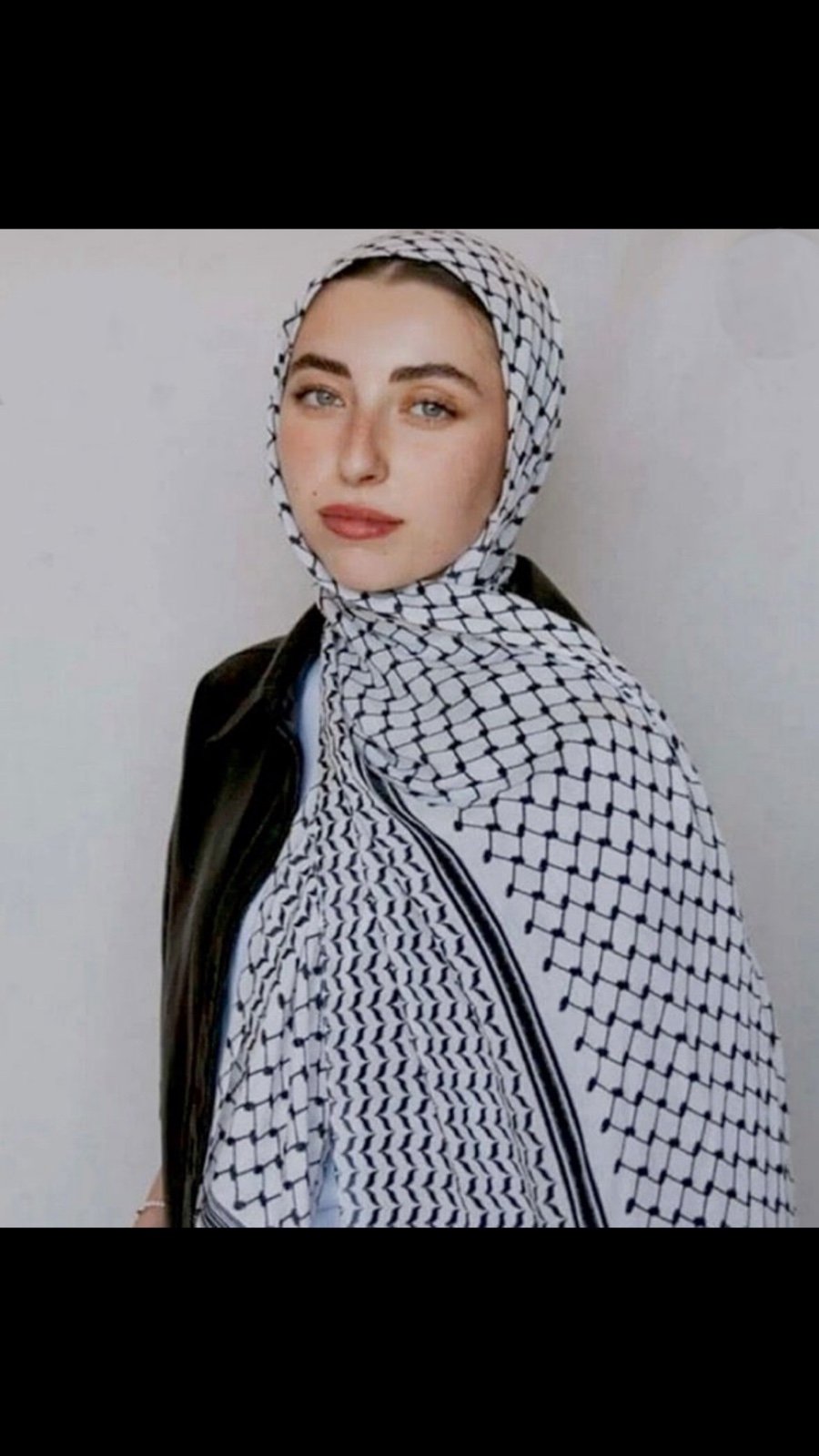 Black & White Kuffiyeh Hijab