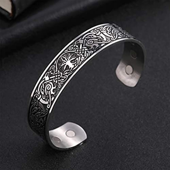Tree of Life Magnetic Cuff Bracelet