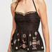 Free People Sweet Safari Halter Top Size Small