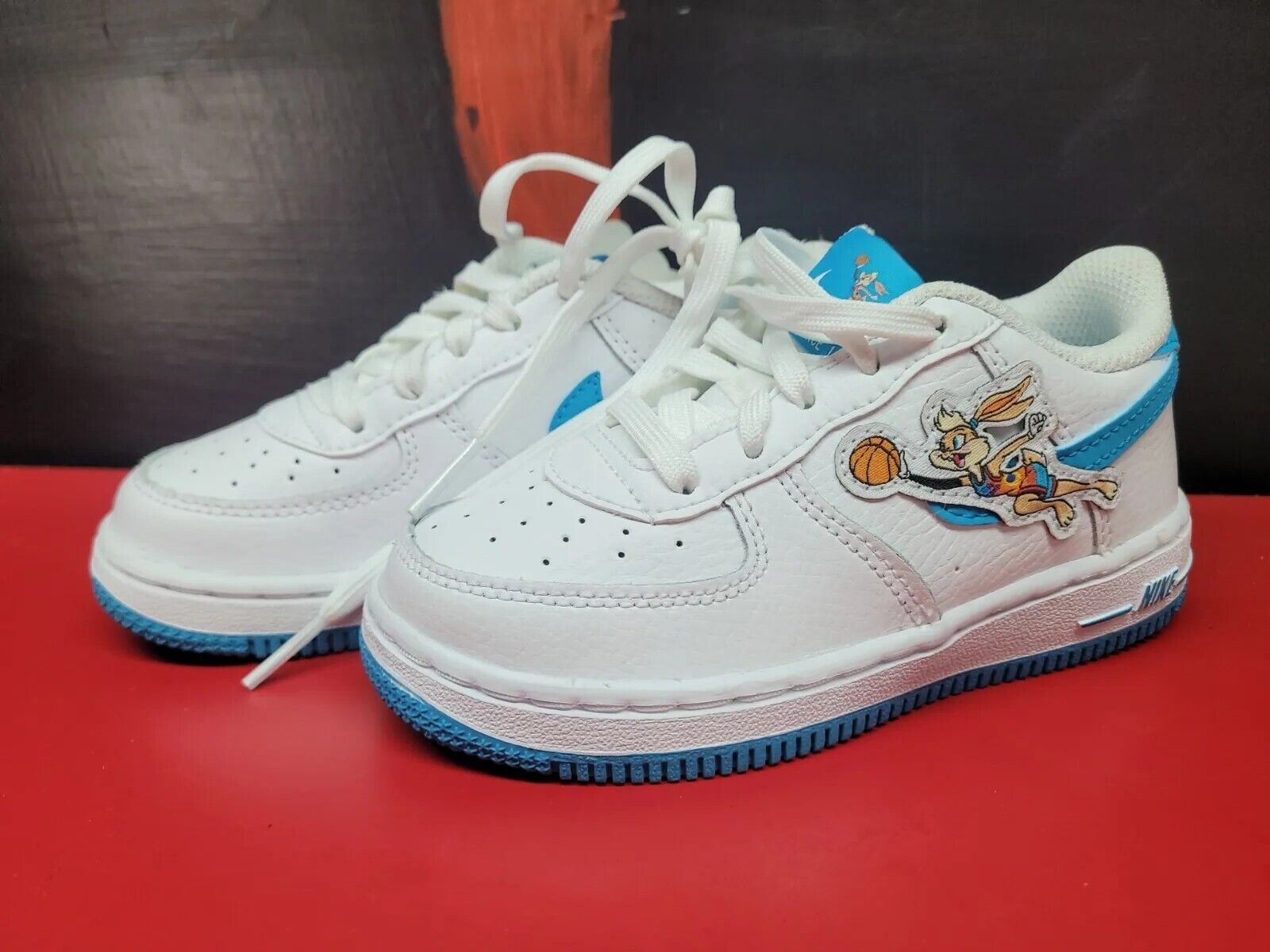 Brand New Nike Air Force 1 Low Hare Space Jam - Youth Size 9c