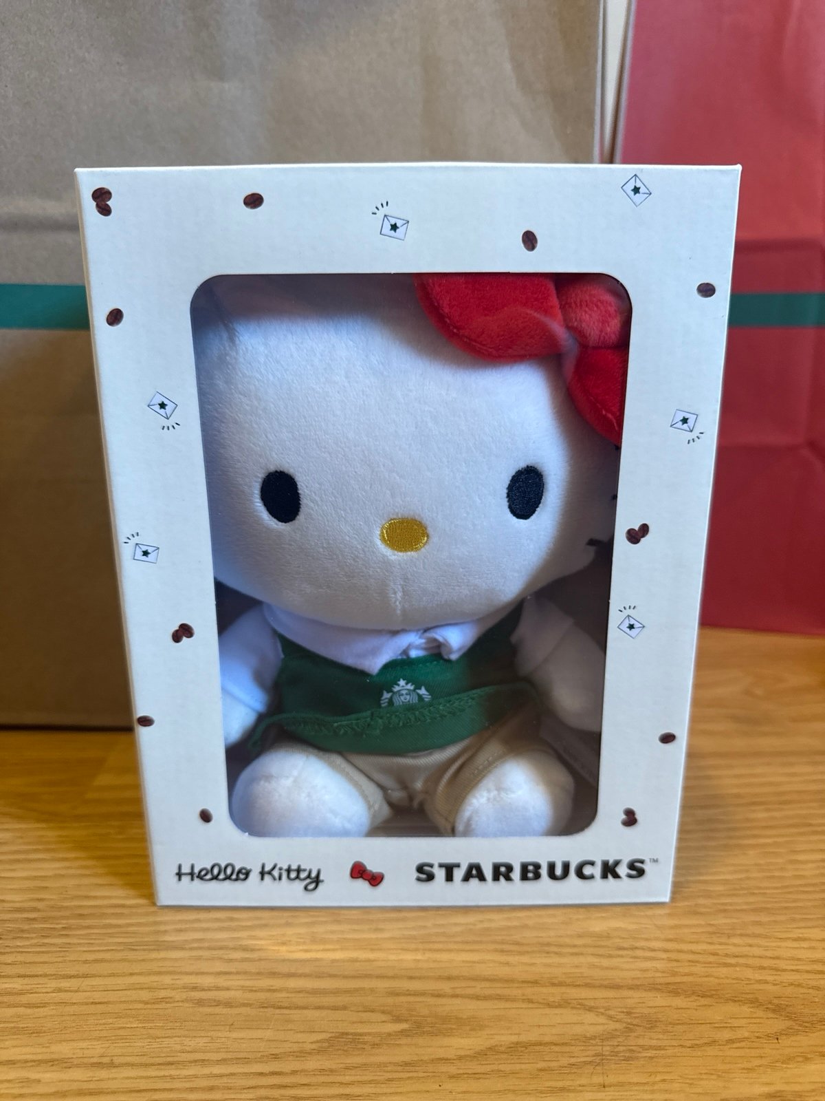 Free gift/ starbucks hello kitty plush