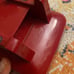 RED Vintage Phone Bell System AT&T 2500DMG Button Touch Tone Desk Telephone