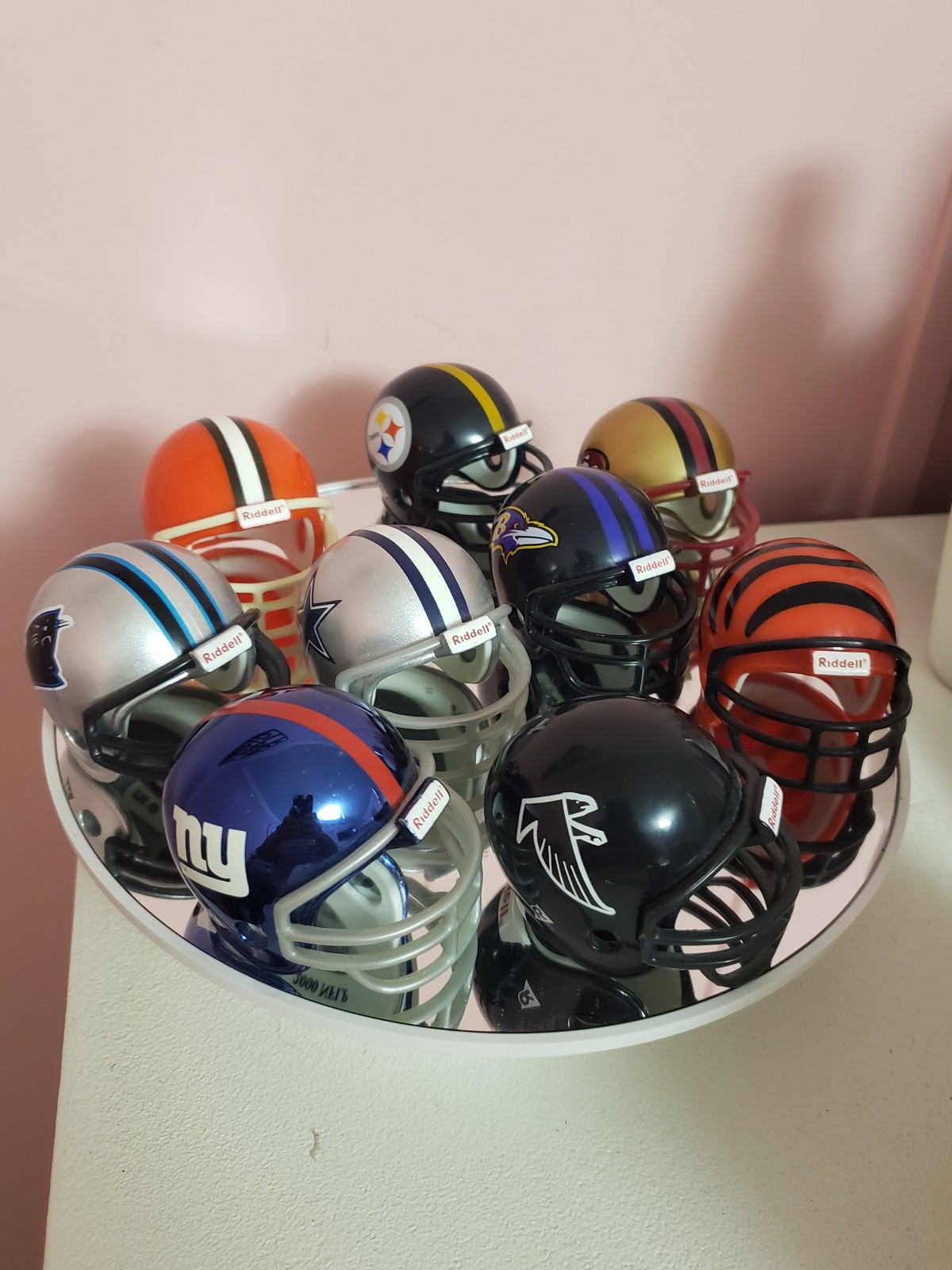 NFL pocket pro helmets set with bonus