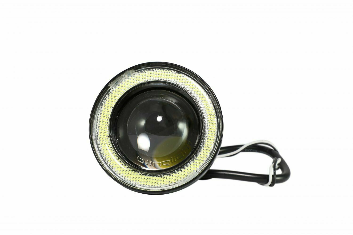 White LED Halo Angel Eye Fog Lamps Driving Light Kit for 2014-2016 Lexus IS