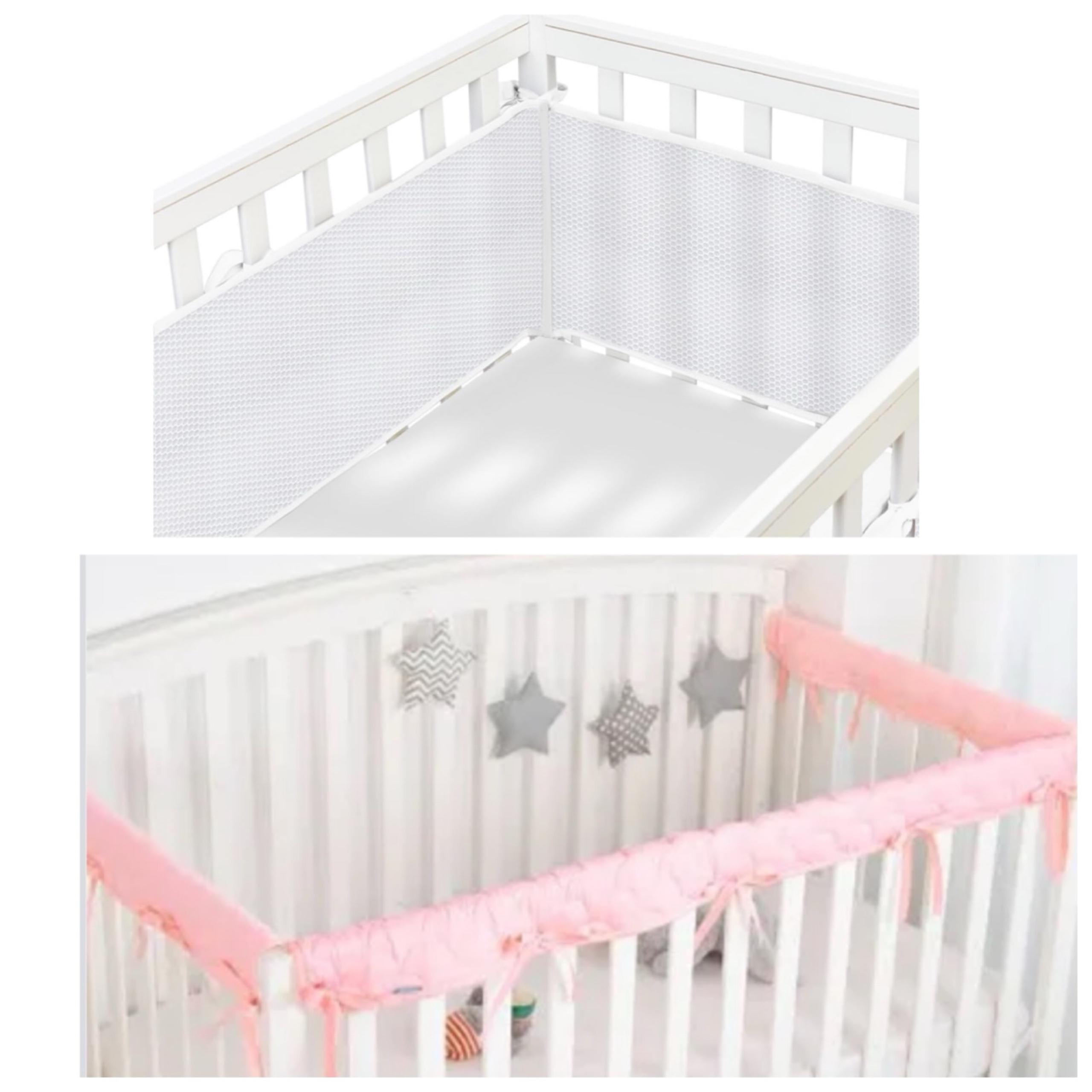 BreathableBaby crib mesh liner and crib rail covers