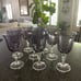 CRISTAL D’ARQUES DURAND Amethyst Collection Water Wine Glasses Set Of 8 Gorgeous