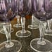CRISTAL D’ARQUES DURAND Amethyst Collection Water Wine Glasses Set Of 8 Gorgeous