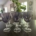 CRISTAL D’ARQUES DURAND Amethyst Collection Water Wine Glasses Set Of 8 Gorgeous