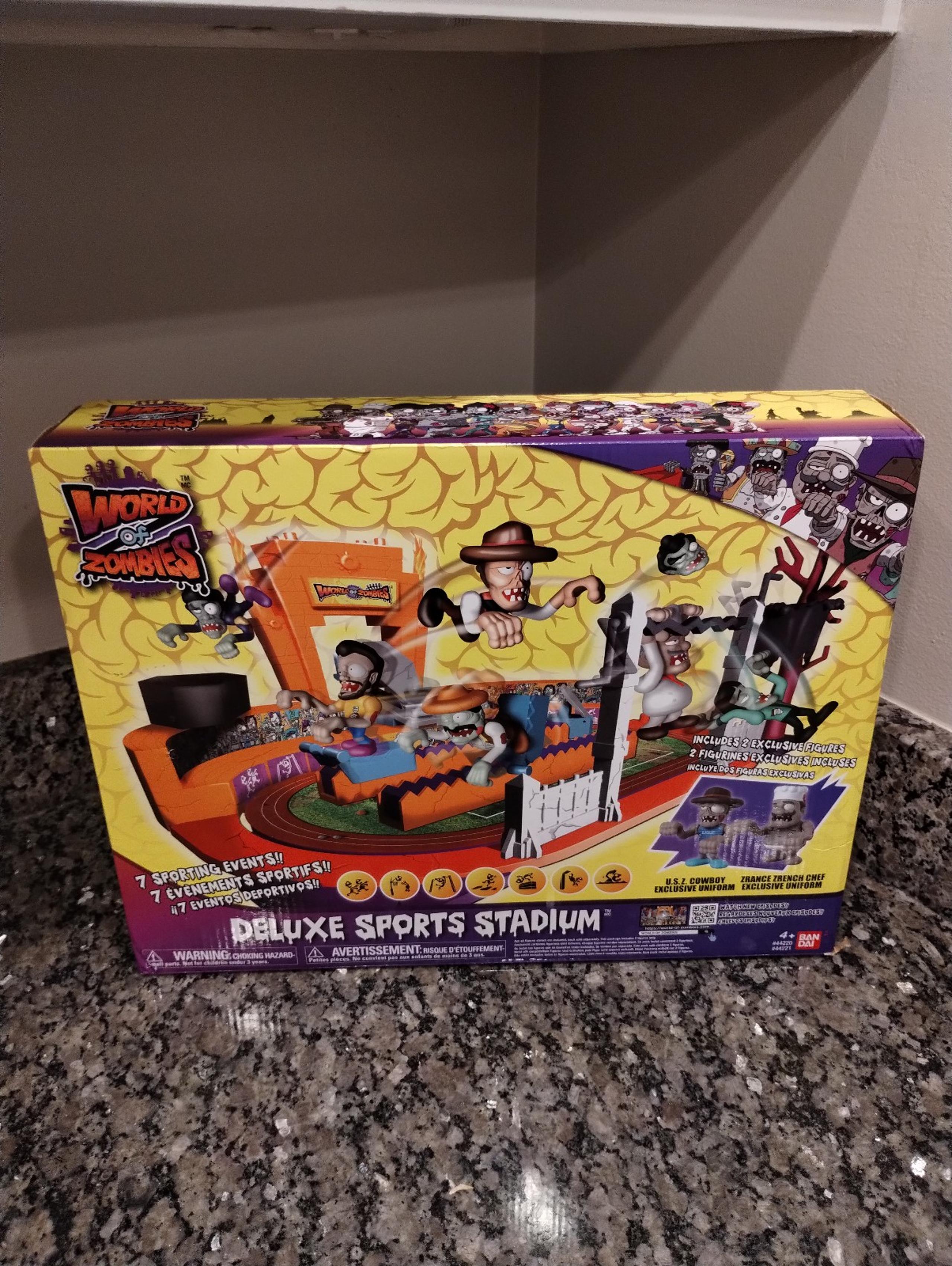 Bandai World of Zombies Deluxe Sports Stadium Playset
