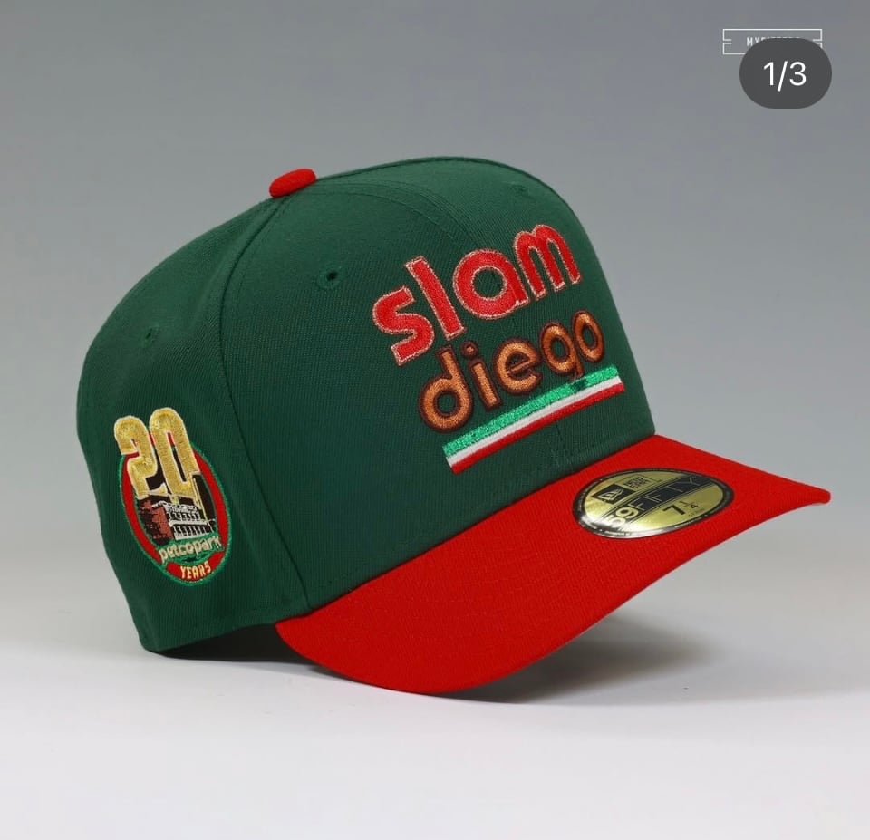 Myfitteds slam Diego San Diego padres Mexico flag size 7 3/4 in store exclusive