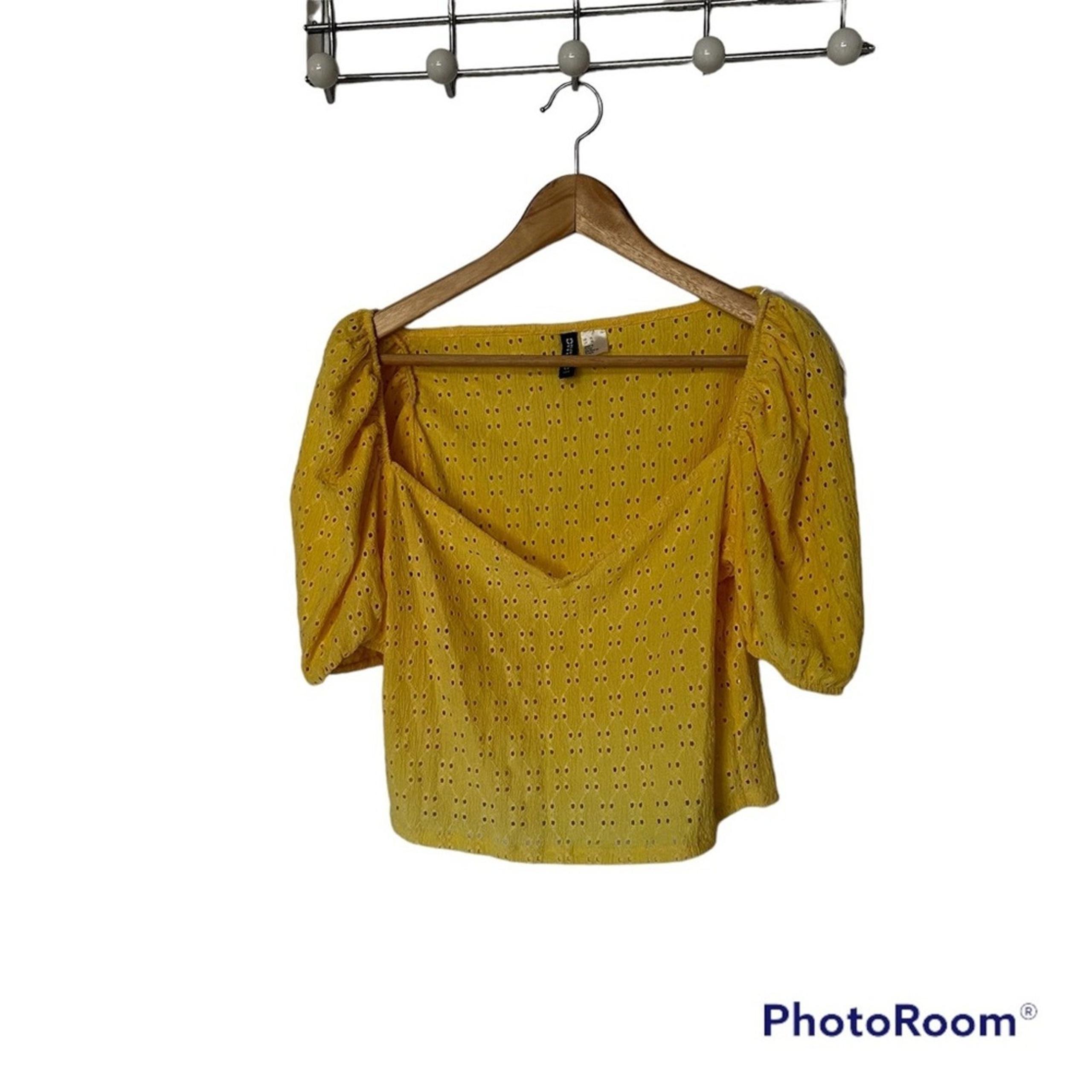Divided women’s blouse xl yellow