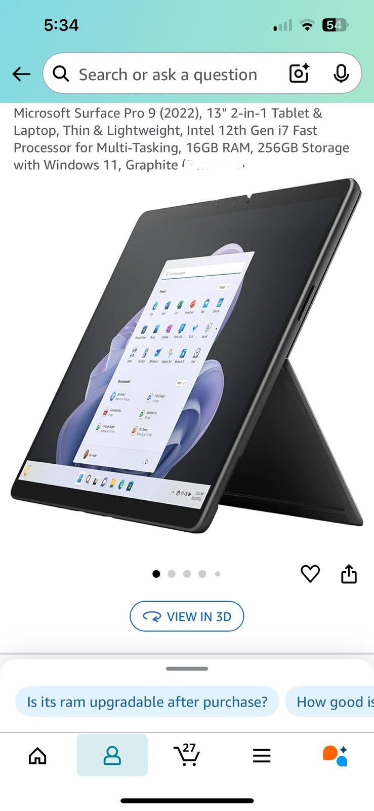 Microsoft Surface Pro 9