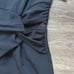 Kay Unger Crepe Navy Gown 16 Evening Front Slit Maxi Dress Evening