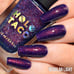 tanzanite away Holo taco nail polish
