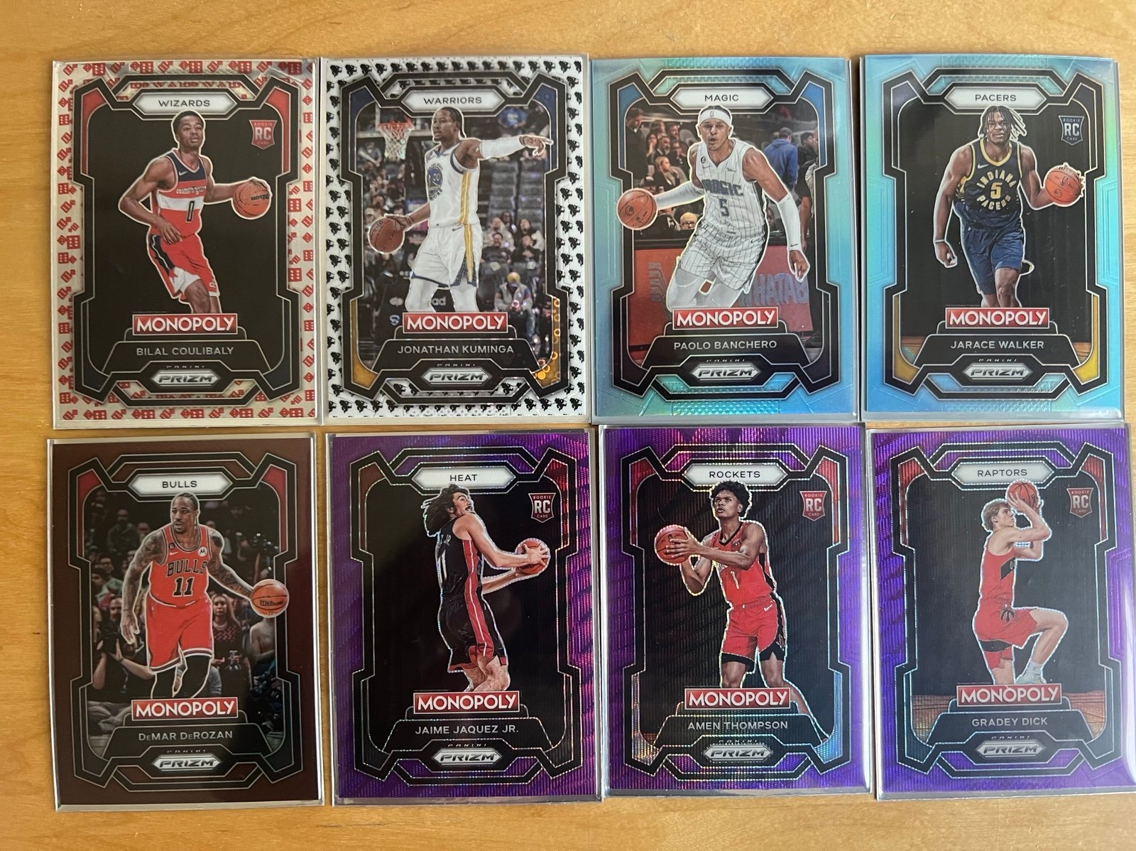2023 Prizm Monopoly SSP Card Lot with Rookie Cards