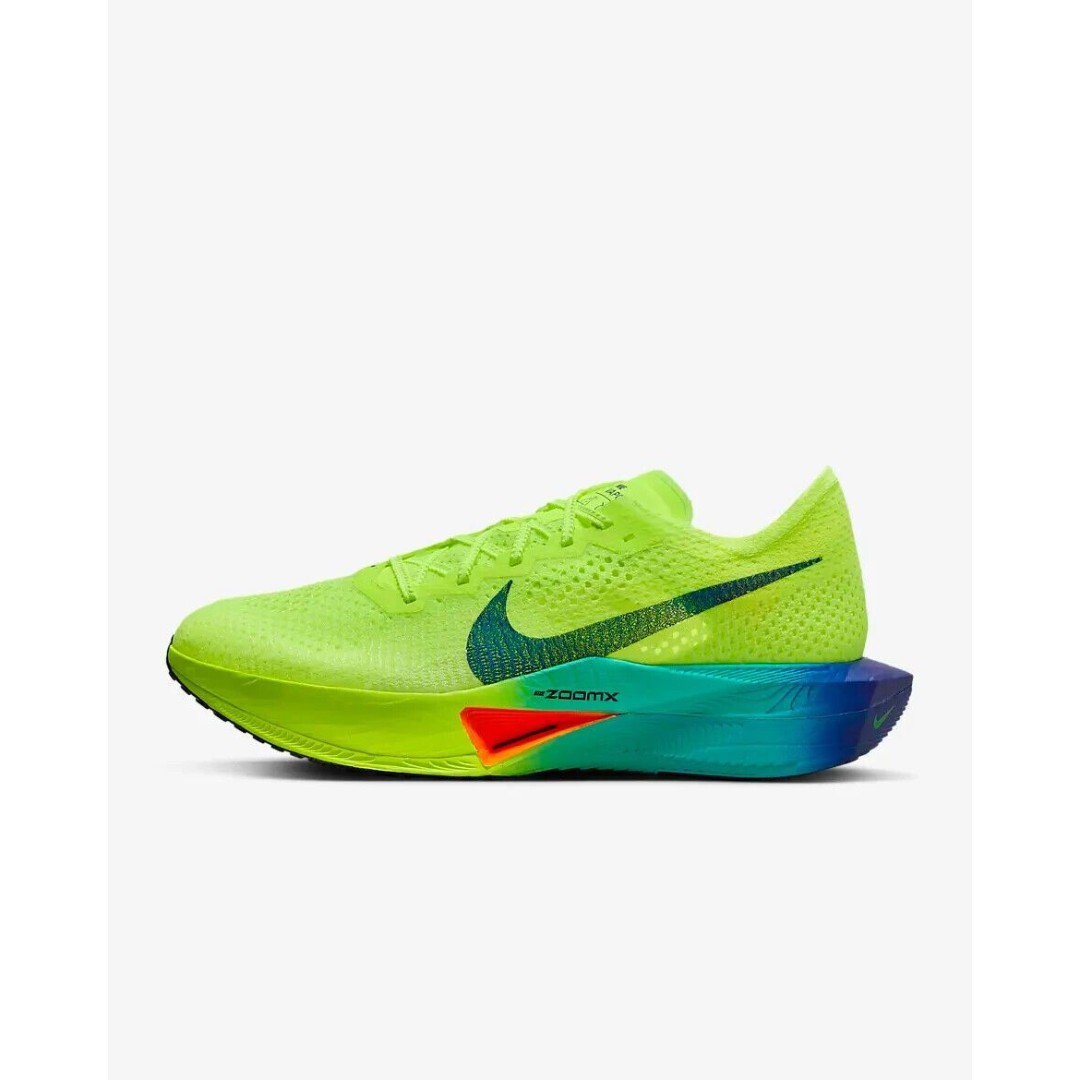 Nike ZoomX Vaporfly NEXT% 3 Volt Scream Green Barely DV4129-700 Size 7.5 Men's