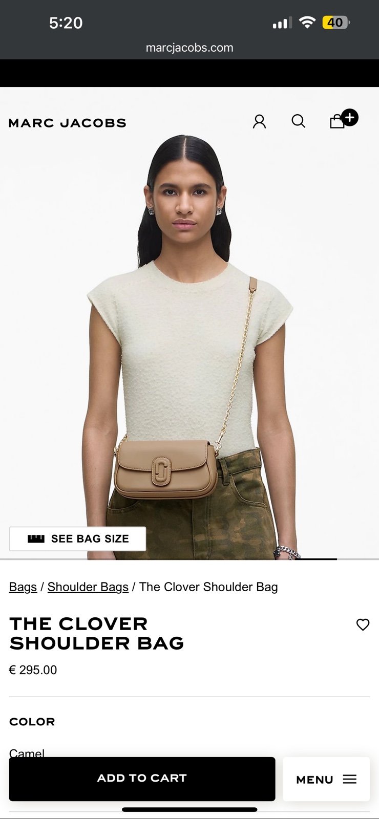 Marc Jacobs Clover Shoulder Bag