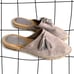 Joie walda tassel suede mule espadrille