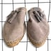Joie walda tassel suede mule espadrille