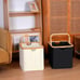 60L Laundry Basket,Laundry Hamper with Bamboo Handle,Collapsible Laundry Baskets
