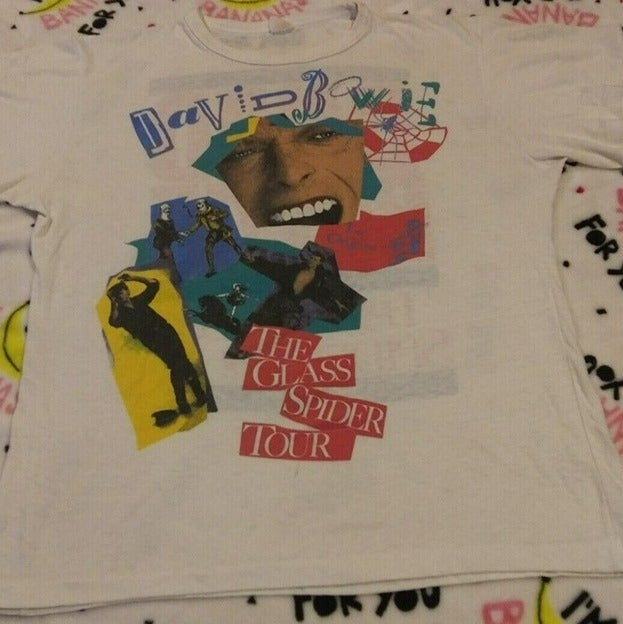 Vintage Original David Bowie The Glass Spider 1987 Tour Size XL T-Shirt