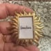 JAY STRONGWATER NEIMAN MARCUS GOLD SUN BURST MINI PHOTO IMAGE FRAME