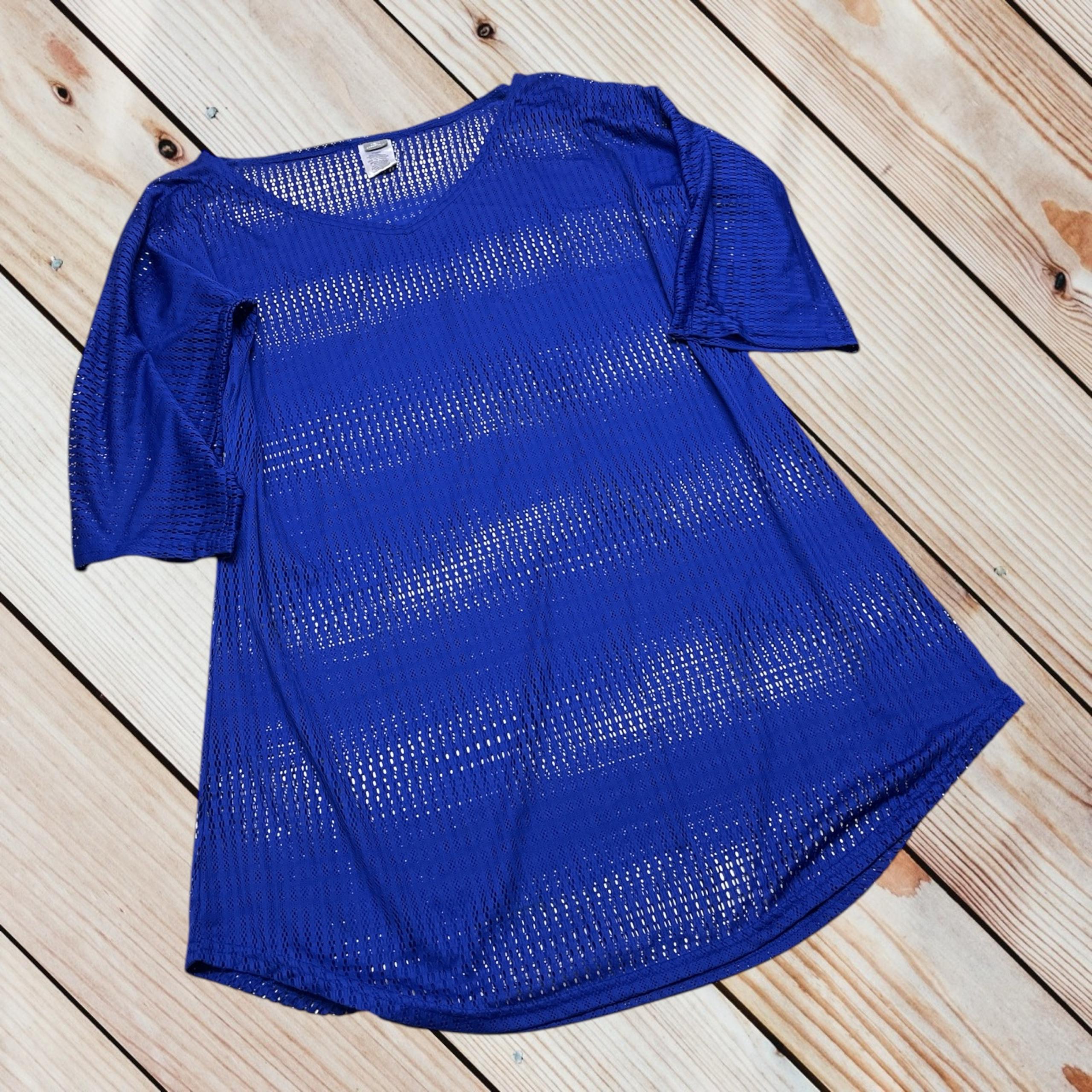 O'NEILL XS/S cobalt blue mesh Swimsuit Coverup
