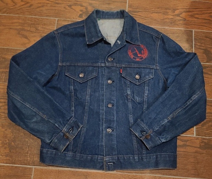 Vintage 70s 80s Levis Trucker Jacket No Hand Warmers Denim Sz M? 522 USA