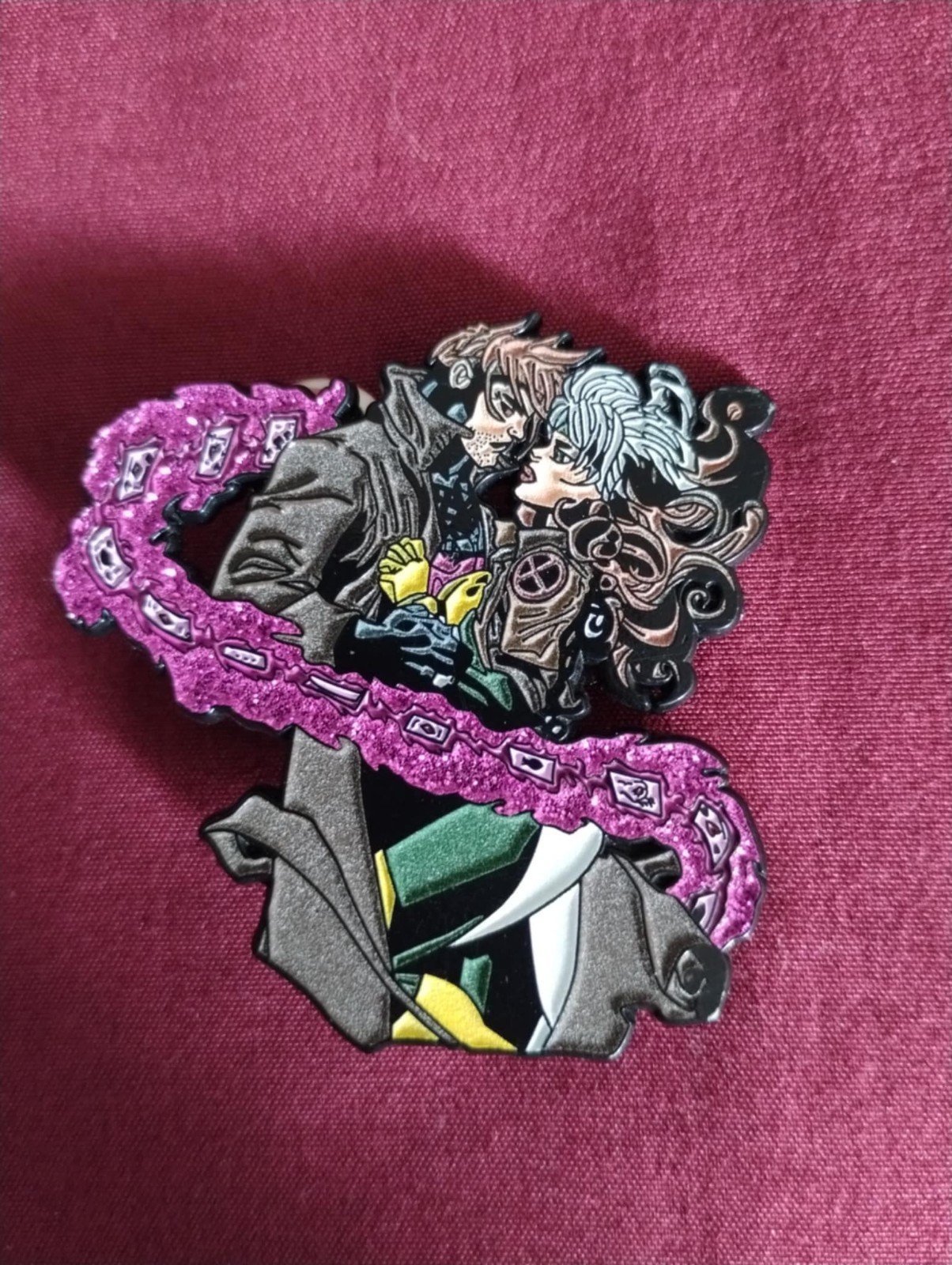 Marvel Comics X-Men Gambit & Rogue exclusive Enamel Pin