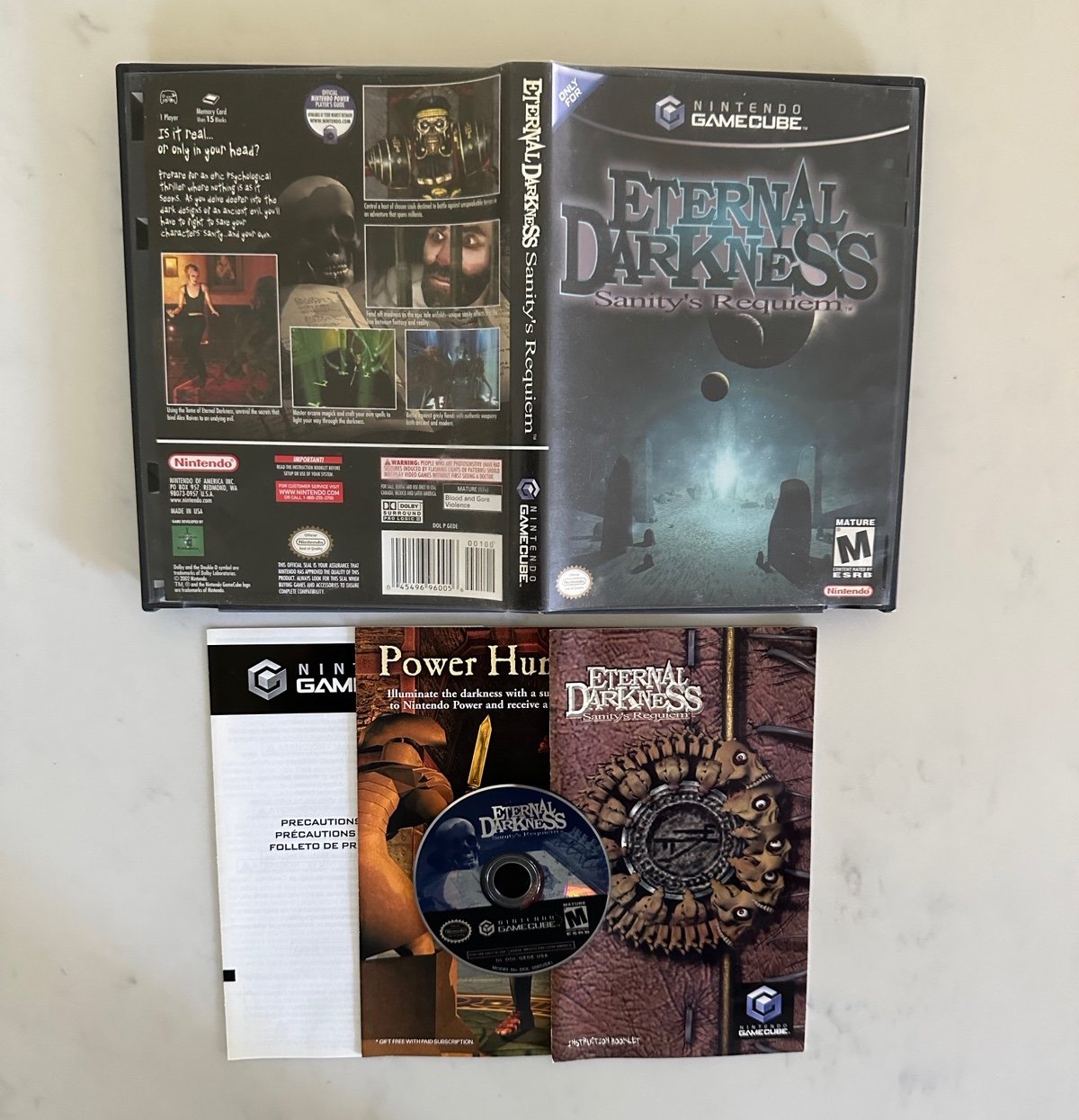 Eternal Darkness for Nintendo GameCube 100% Complete CIB Tested & SHIPS SAME DAY