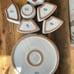 Talavera Mexico Sunflower Chip & Dip Hand Painted Taco Serving 7 Piece Dish