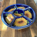 Talavera Mexico Sunflower Chip & Dip Hand Painted Taco Serving 7 Piece Dish