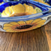 Talavera Mexico Sunflower Chip & Dip Hand Painted Taco Serving 7 Piece Dish