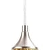 1-Light Pendant Light, Handcrafted Art Glass Blue