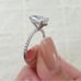 *SALE* Pear-cut Sapphire Engagement Ring Size 4,5,6,7,8,9