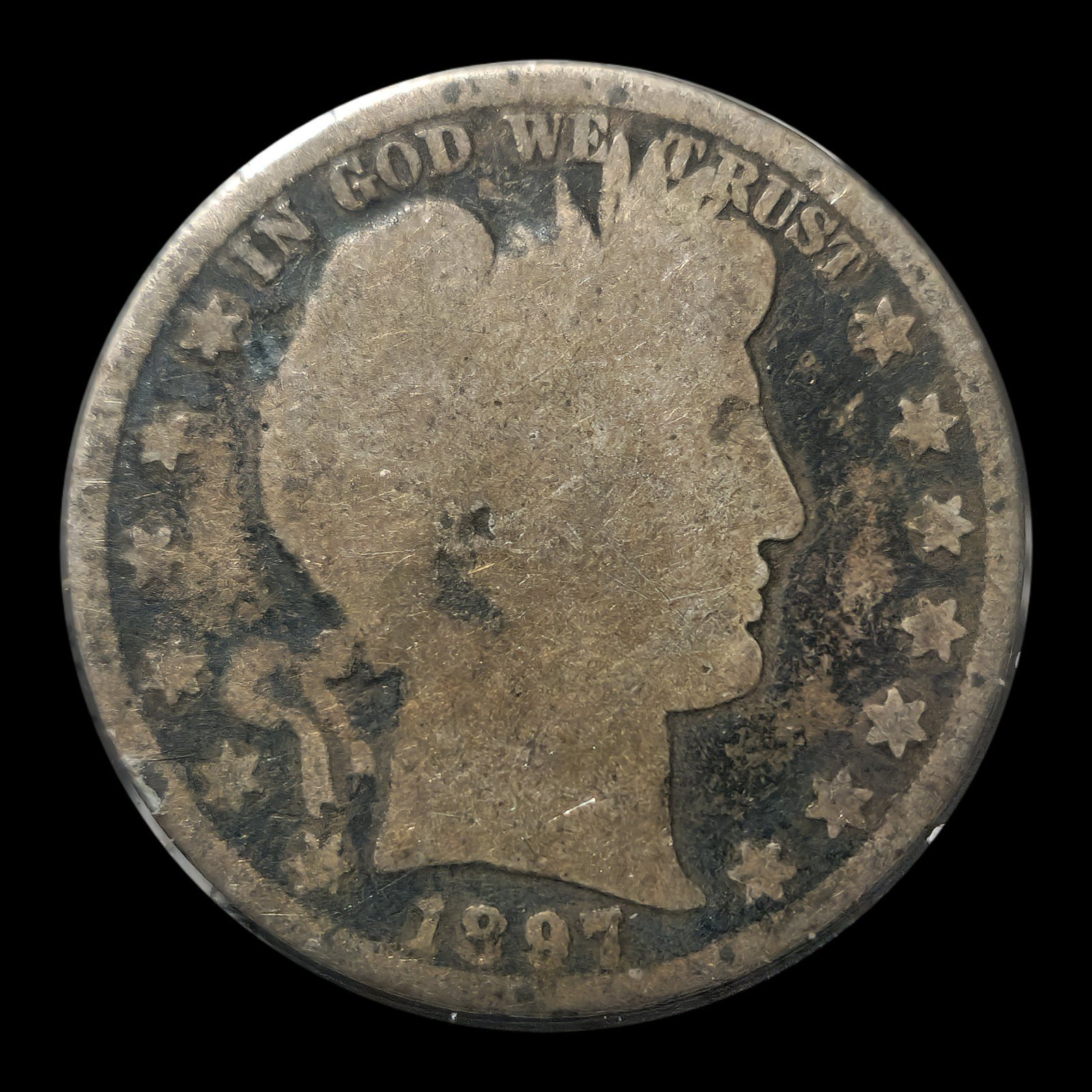 1897 Barber Half Dollar 《G》