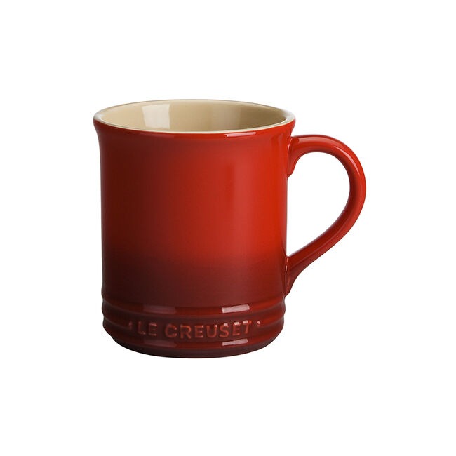6 Le Creuset Cerise Coffee Mugs