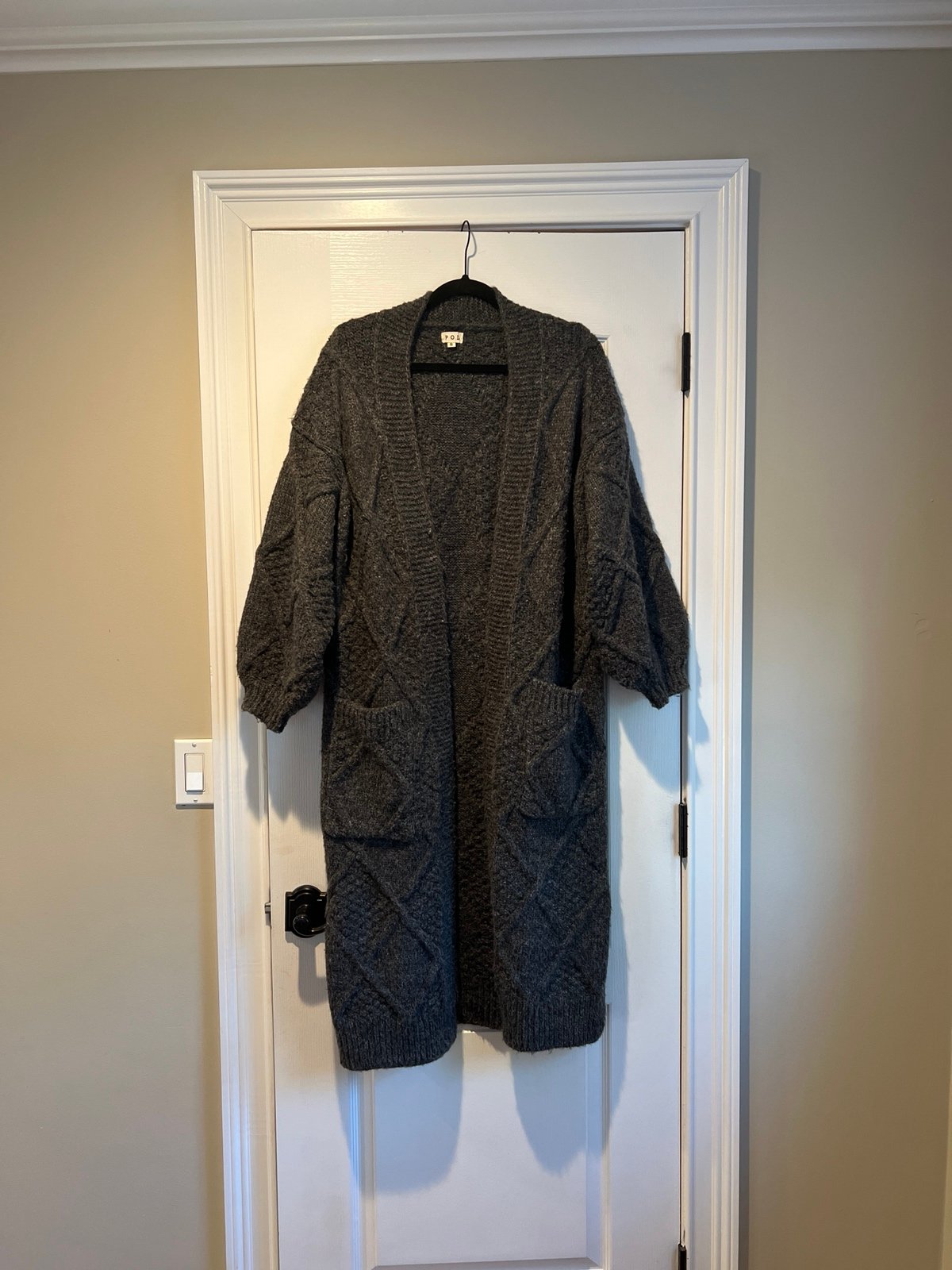 POL sweater coat