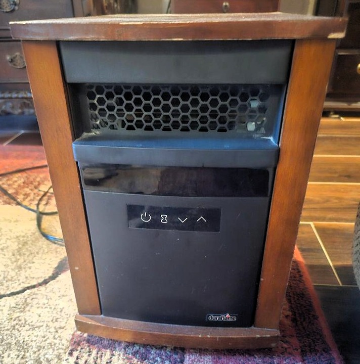 Duraflame Rolling Infrared Electric Heater, 1500W, No Remote
