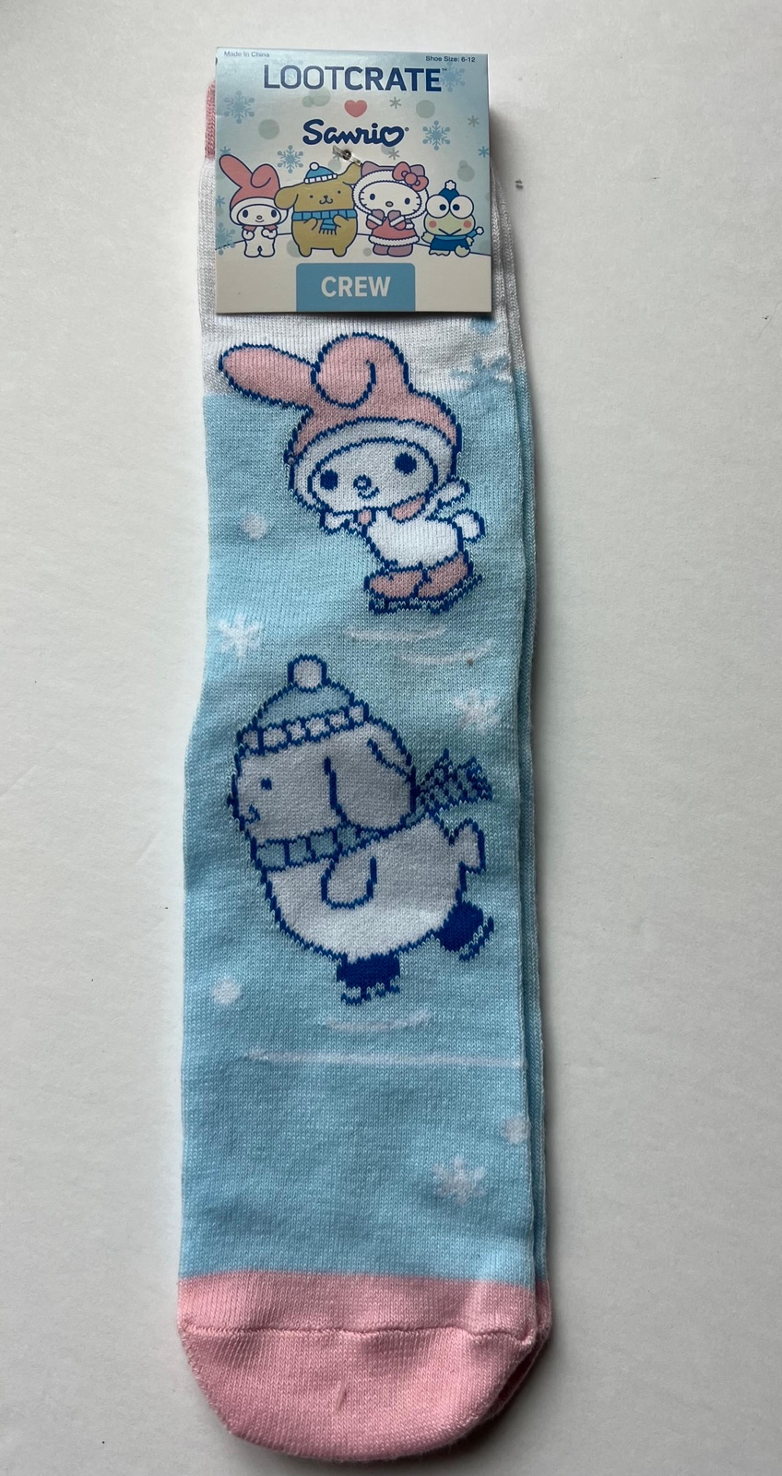 Hello Kitty & Friends Crew Socks “Let It Snow!”