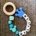 Custom pacifier clip & teething ring
